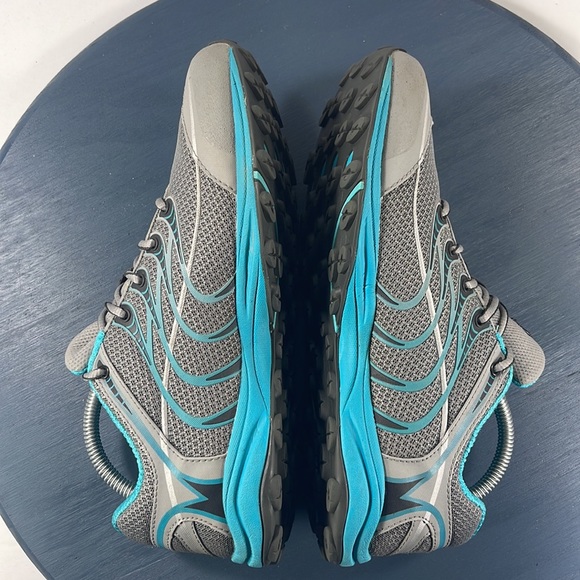 Merrell Women's Wild Dove Gray Aqua Trail Running Shoes Sneakers Size 8.5 - Picture 5 of 8